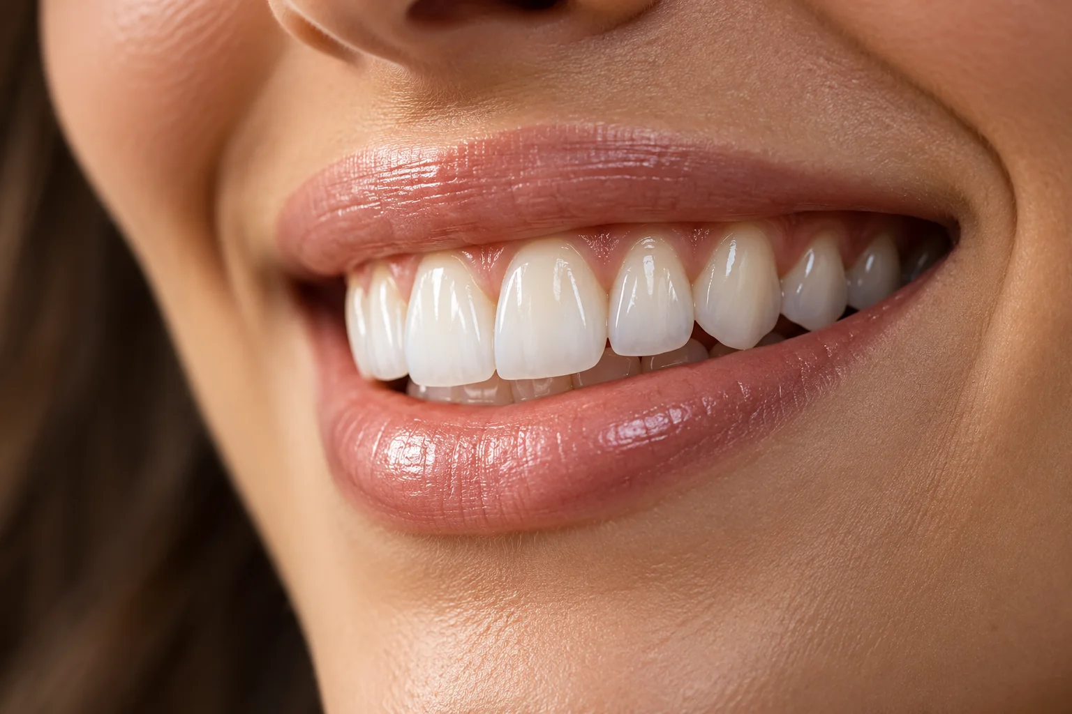 Imagen ilustrativa de una sonrisa en primer plano